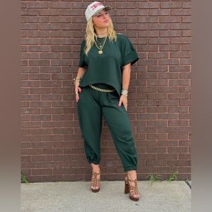Emerald Green Lounge Matching Set